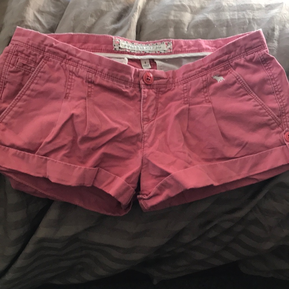 Abercrombie and Fitch size 0 peach shorts